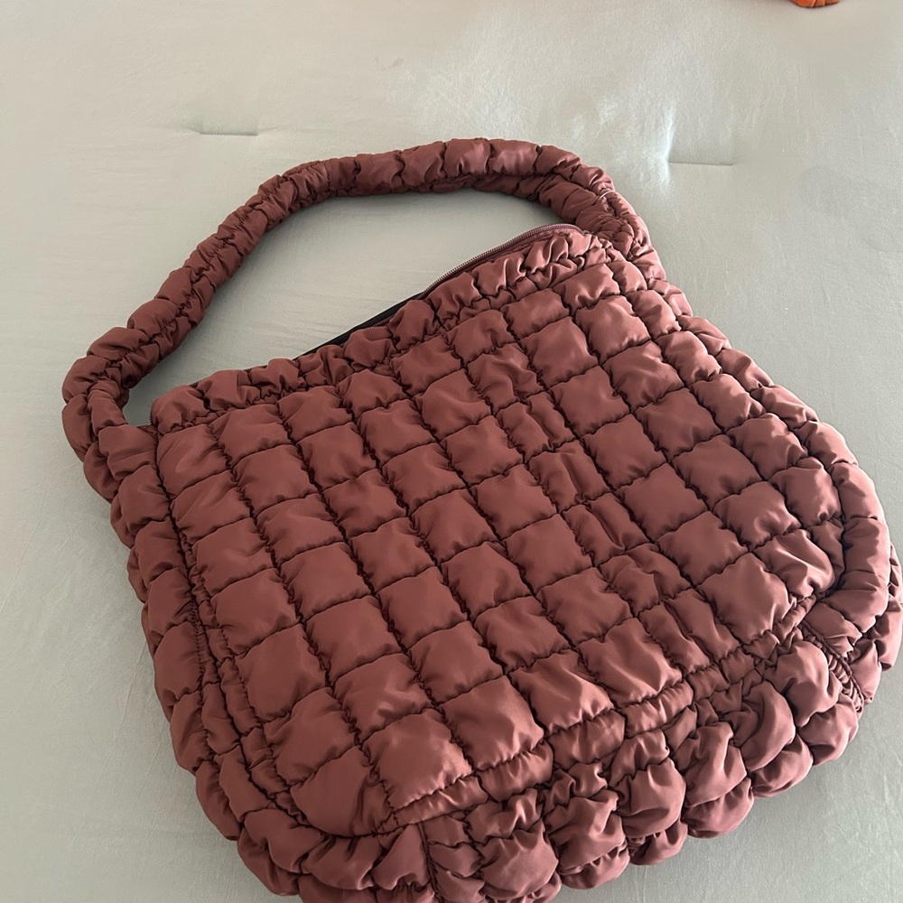 Quilted Brown Women's Bag
